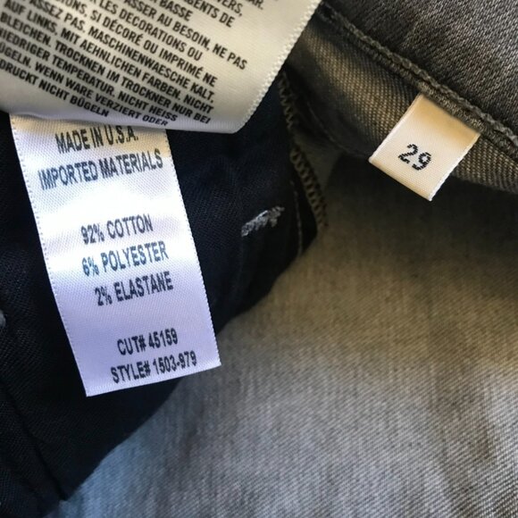 Citizens of Humanity Emerson Slim Boyfriend Jeans Denim Womens 29 Gray Ankle - Picture 9 of 13